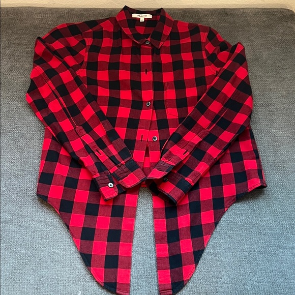 Madewell Other - Madewell Red and Black Plaid Men's Shirt